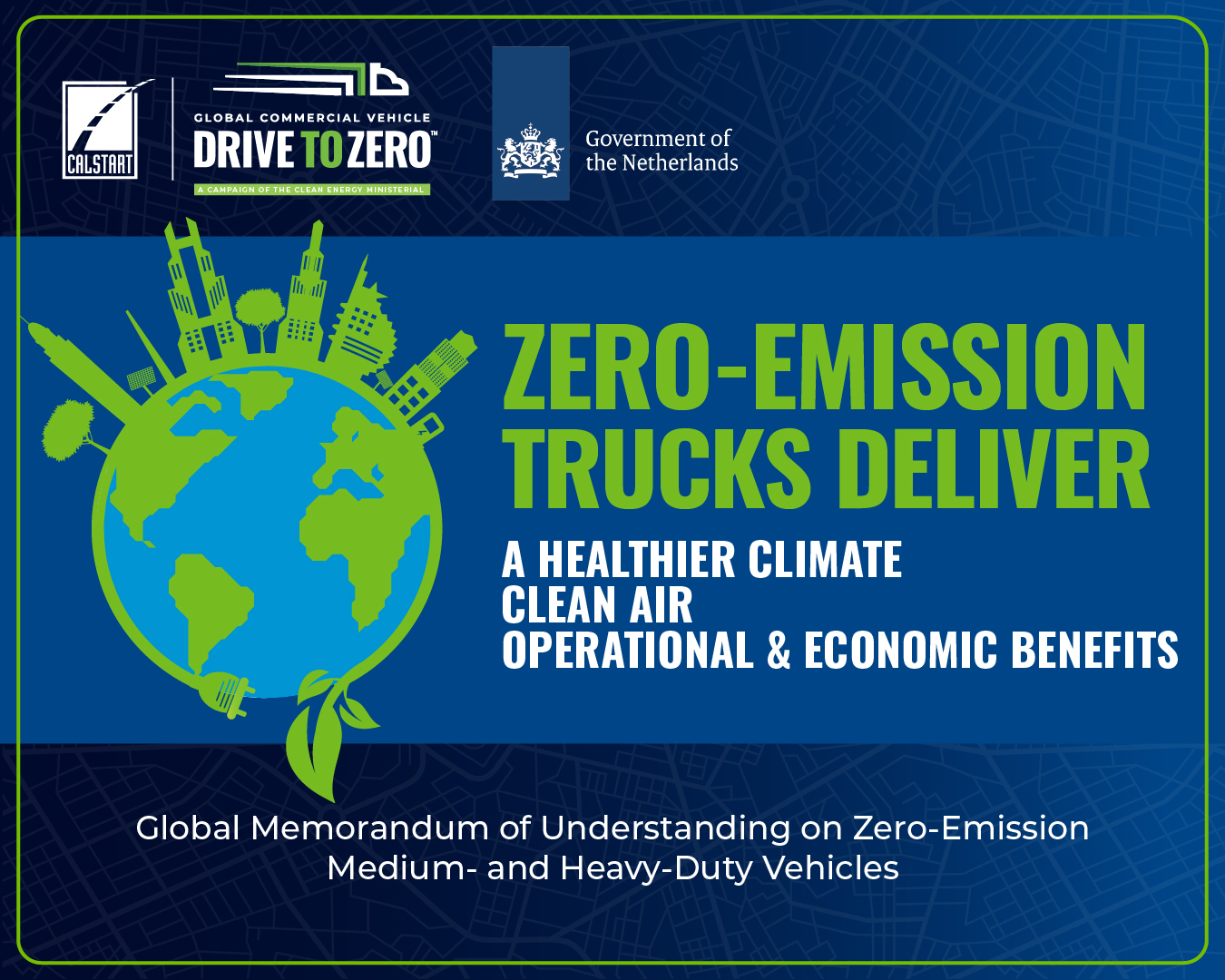 First Ever Global MOU on 100 ZeroEmission Medium and Heavy Duty