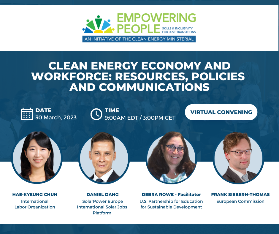 Clean Energy Economy and Workforce Resources, Policies and