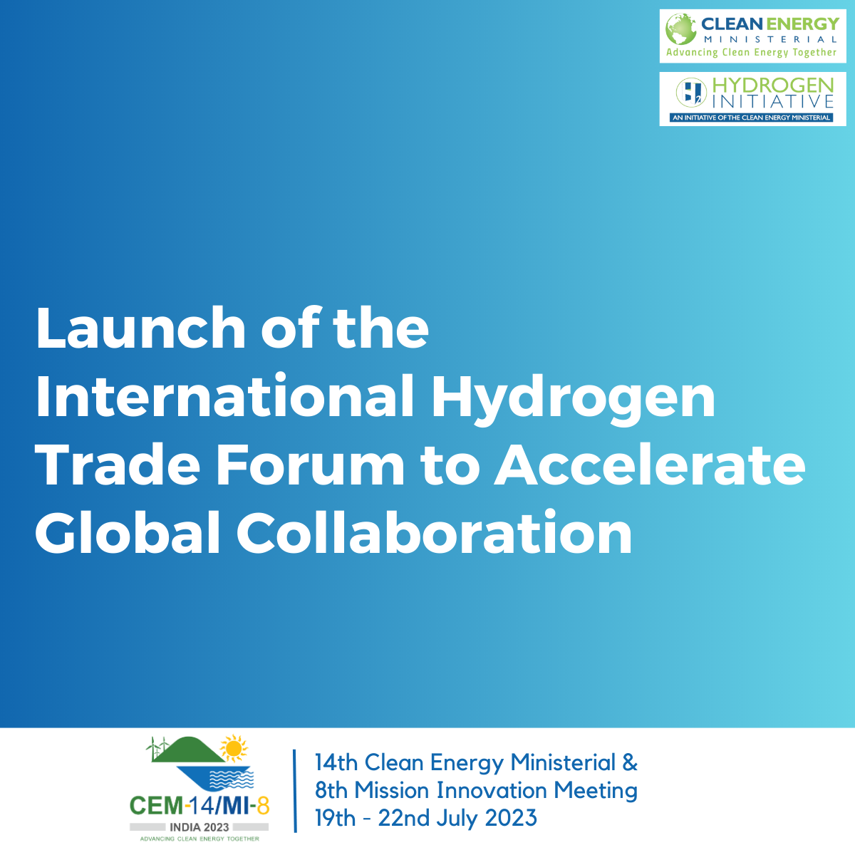 Launch Of The International Hydrogen Trade Forum To Accelerate Global ...