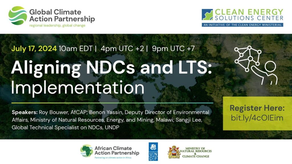 Aligning NDCs and LTS: Implementation | Clean Energy Ministerial